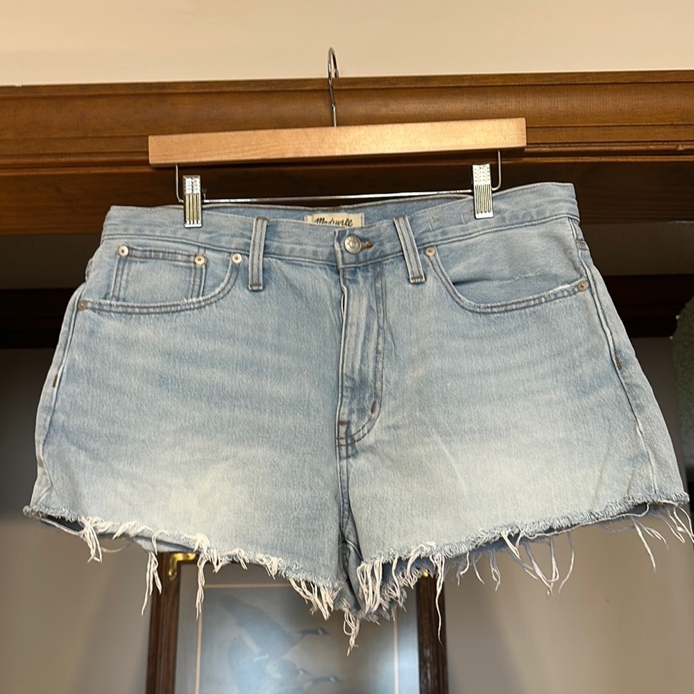 Women's Madewell Light Blue Denim Shorts